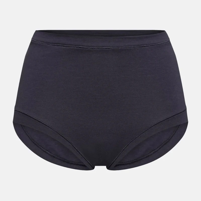 Dunkelgrauer Maxi-Slip aus Bambus