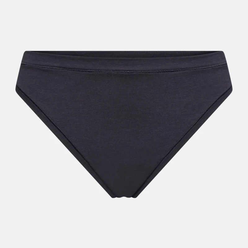 Dunkelgrauer Bambus G-String