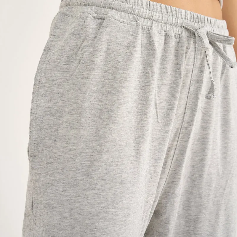 Graue Jogginghose aus Bambus