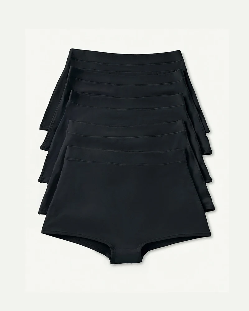BlissWear High-Rise Boyshort 5-Pack