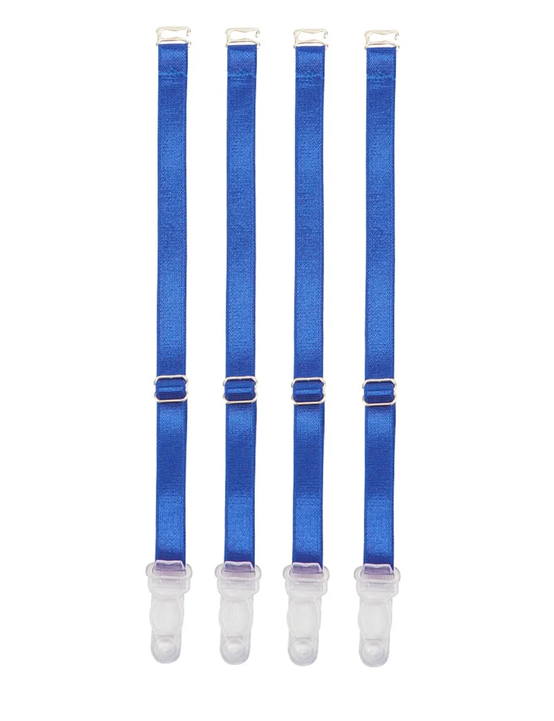Korsett aus blauem Satin und Spitze – mit Stahlstäben, Strumpfhaltern und 8 Stäben