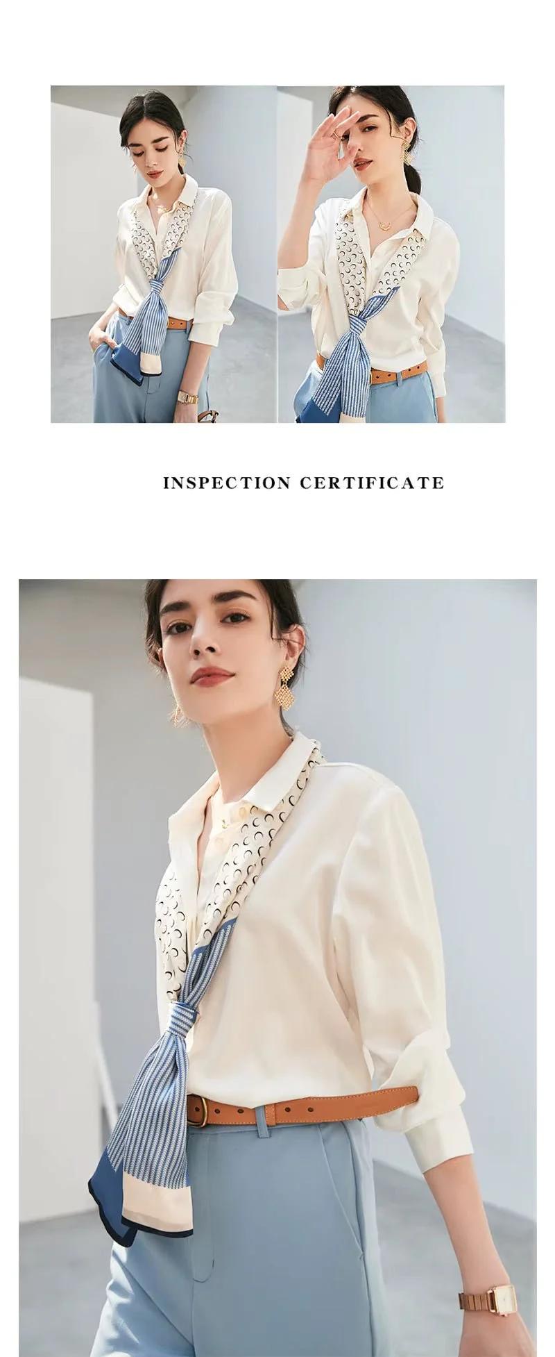 Rosa Seidenbluse für Damen, lässig