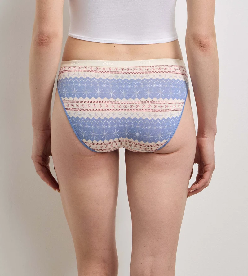 5er-Pack Les Pockets Coton in Schneebraun