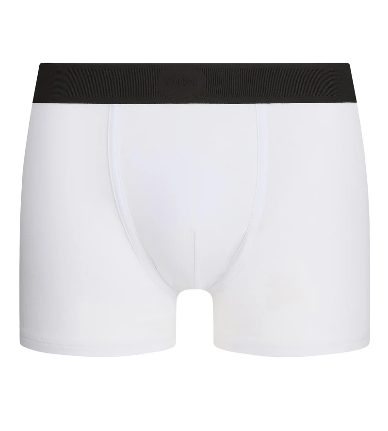 Weiße Herren-Boxershorts Signature