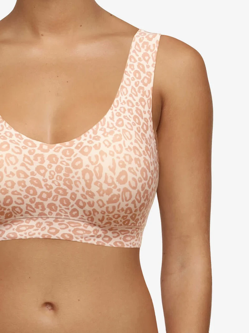 Chantelle - Wattiertes Softstretch-Top mit Leo-Neutraldruck