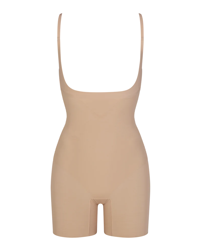 Open-Bust Mid-Thigh Bodysuit