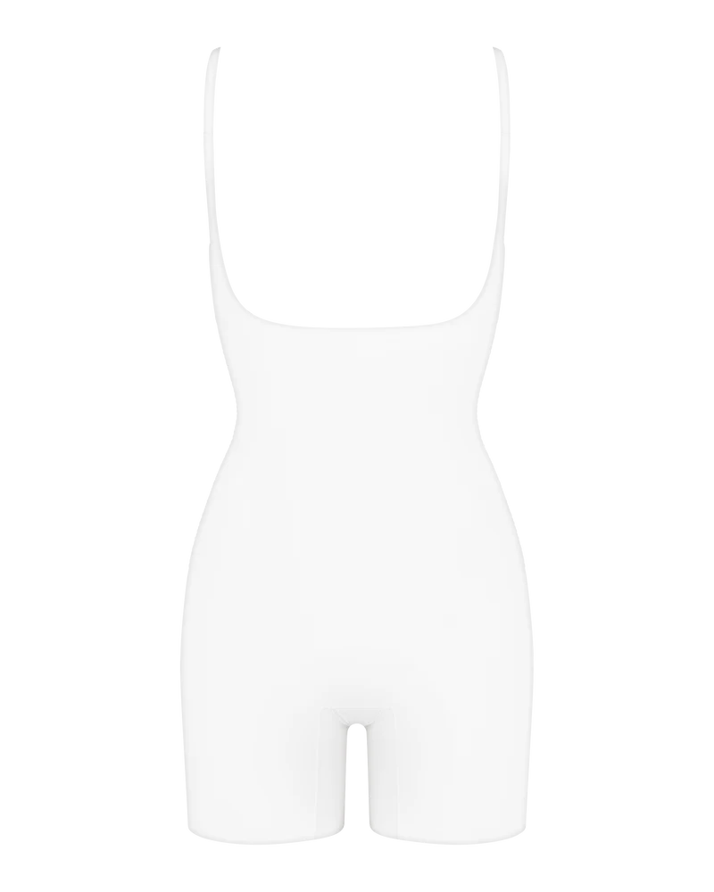 Open-Bust Mid-Thigh Bodysuit