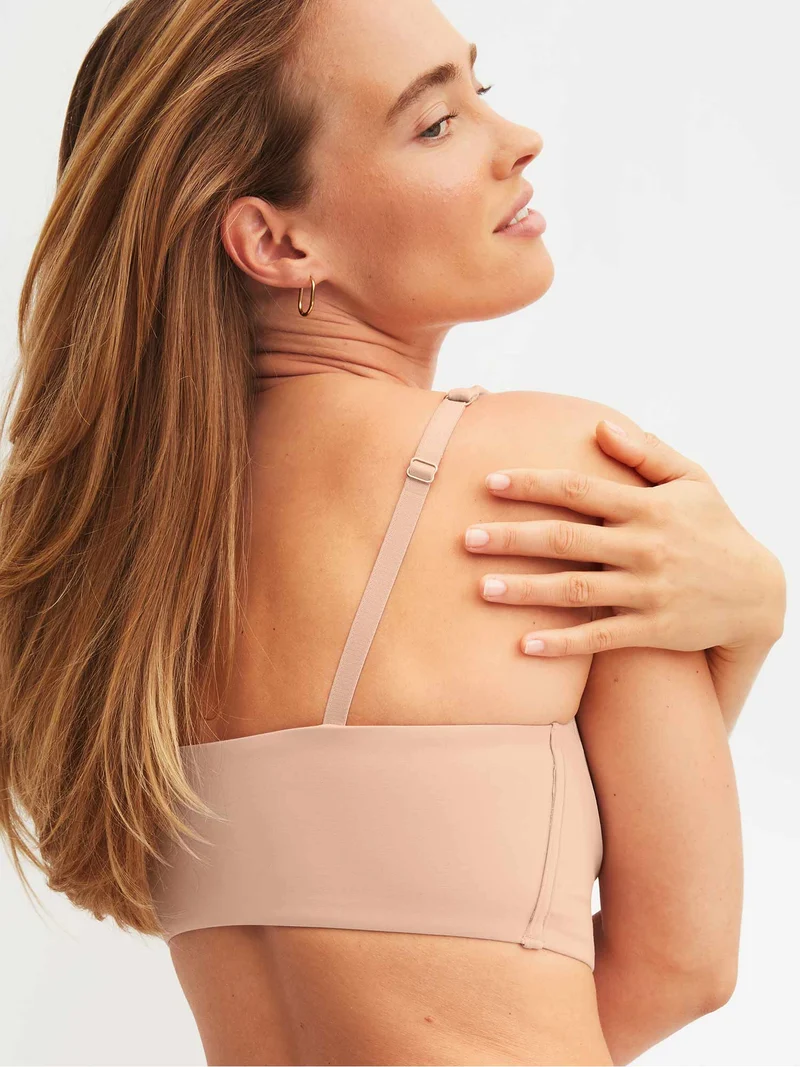 Bustier NATURAL SKIN mit verstellbaren Trägern