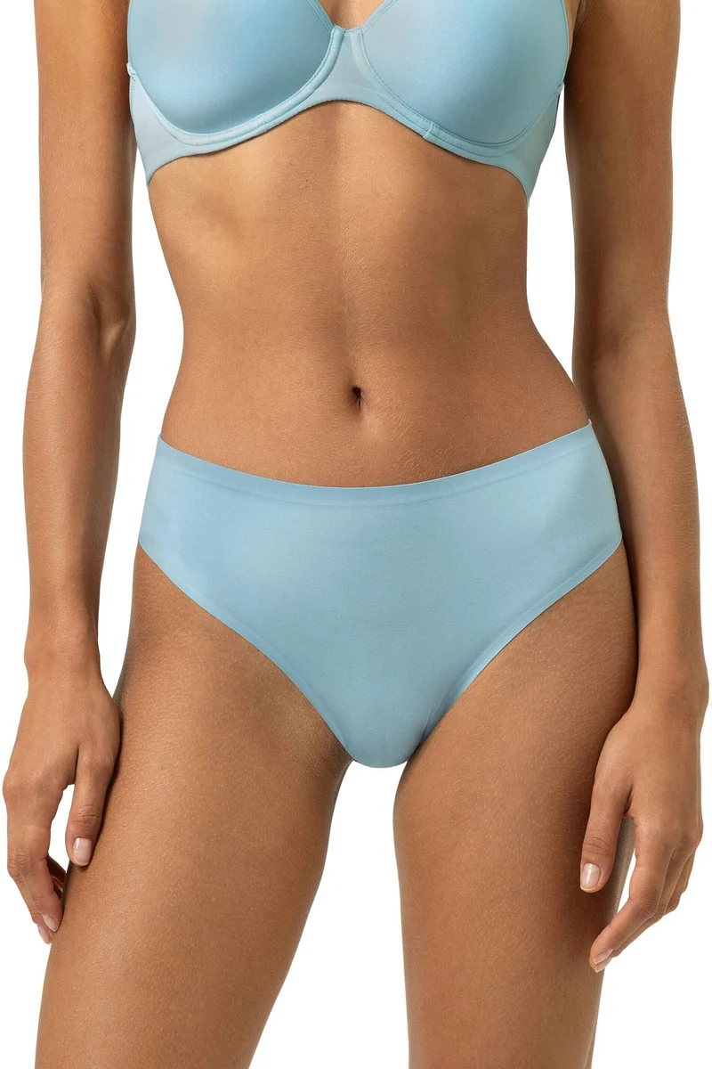 High-Waist-String SIMPLY BETTER INVISIBLES in Sommerfarbe breezy blue, Grösse M