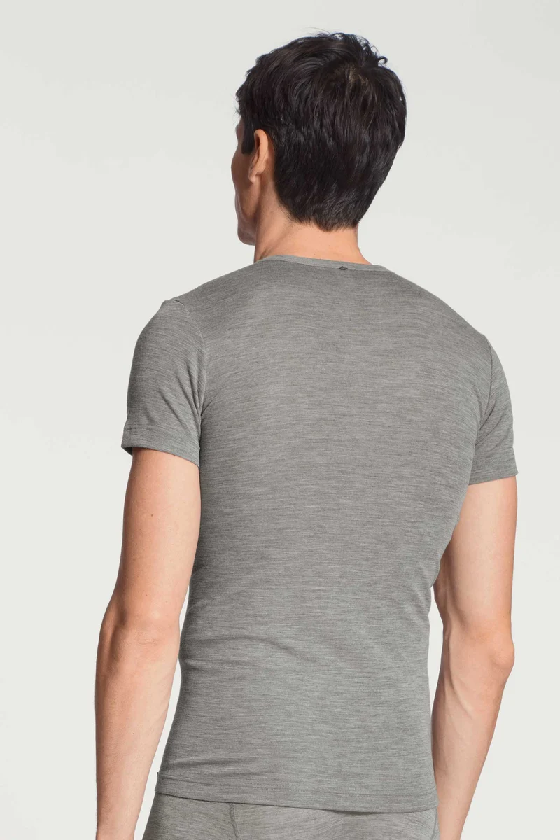 T-Shirt, Rundhals, WOOL & SILK