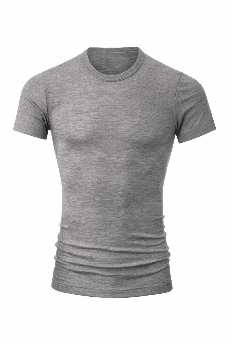 T-Shirt, Rundhals, WOOL & SILK