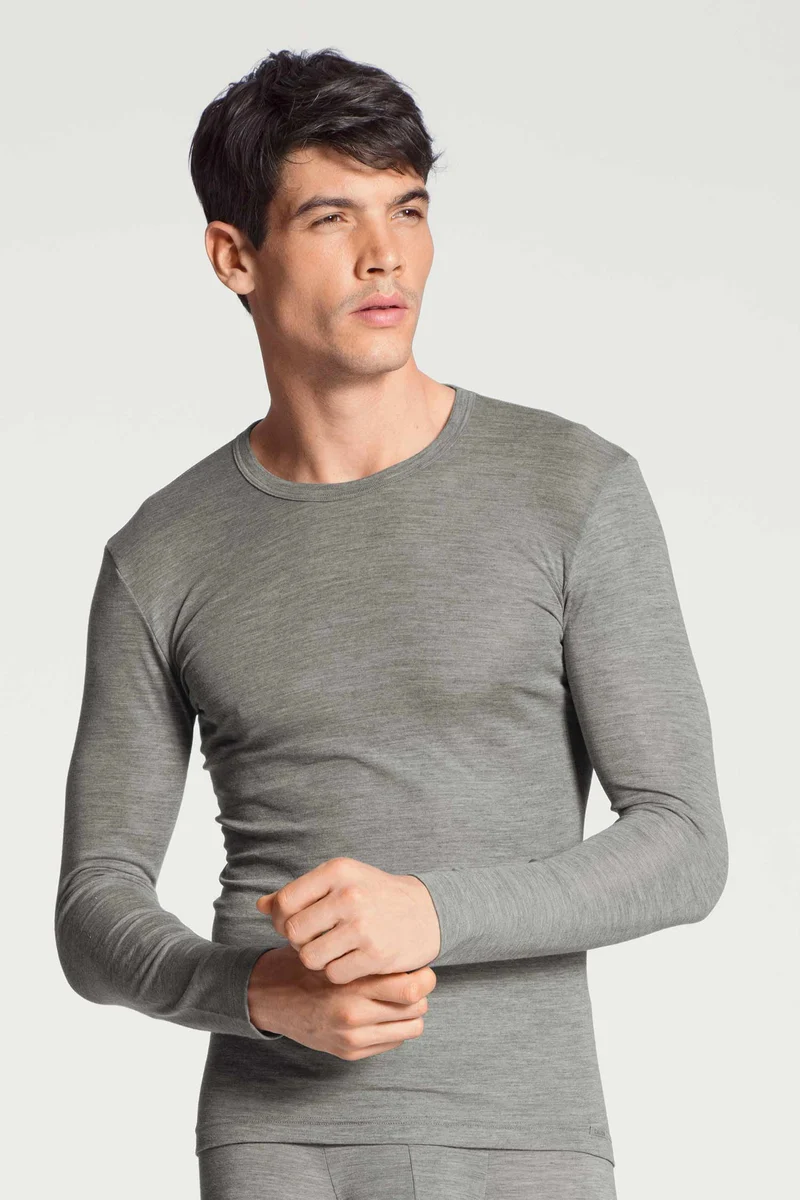 Langarm-Shirt WOOL & SILK