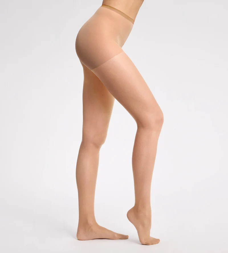 Transparente, nahtlose Strumpfhose Medium Nude