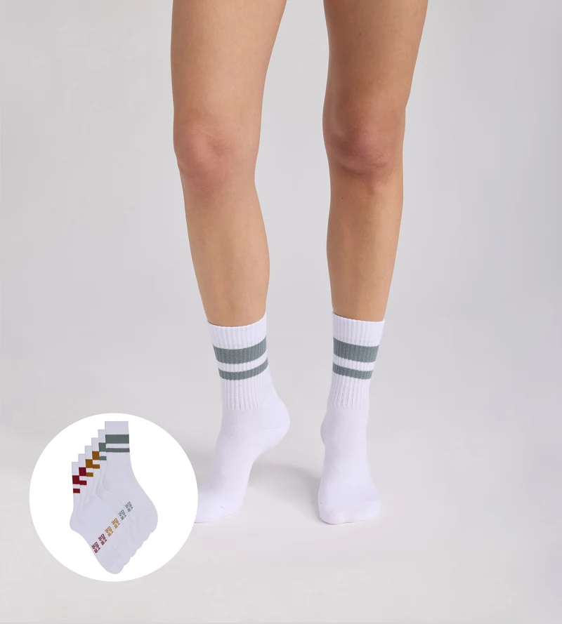 3er-Pack EcoDIM Sport-Socken für Damen aus Baumwolle