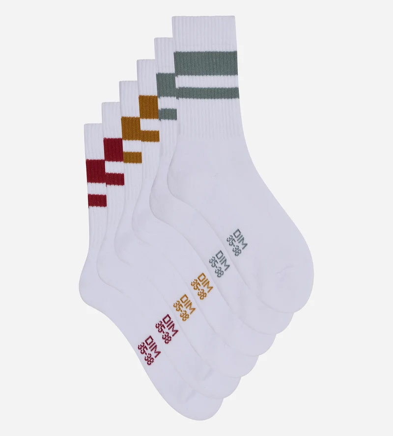 3er-Pack EcoDIM Sport-Socken für Damen aus Baumwolle