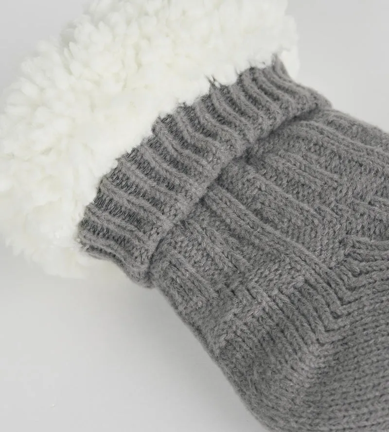 Cocoon Fleece-Socken für Damen in Stahlgrau