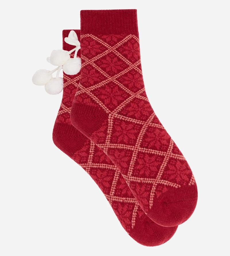 Lässige rote Damensocken von Cocoon