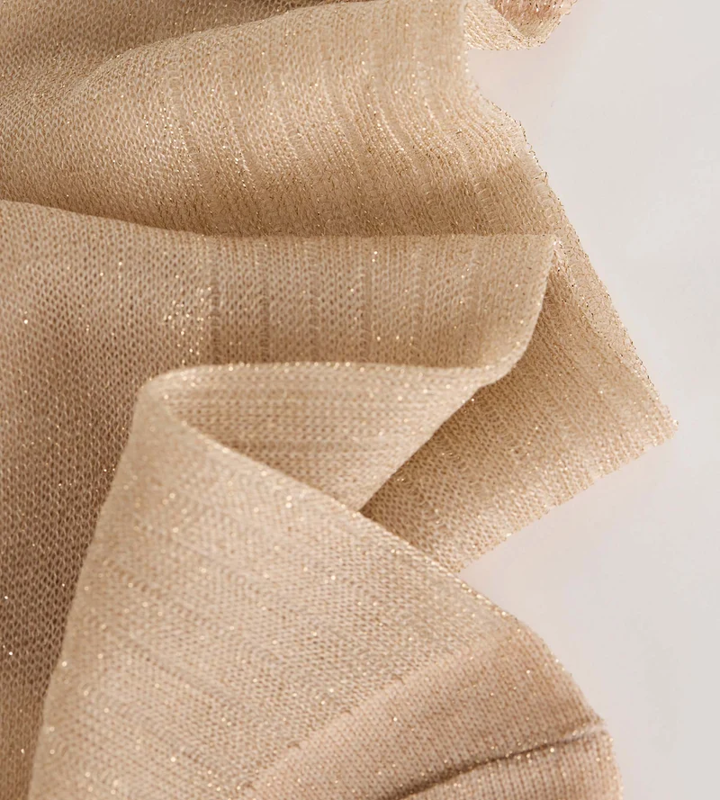 Beige-taupefarbene Damensocken von Dim x Ines de la Fressange