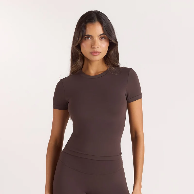ContourSoft™ Short Sleeve T-Shirt - Dark Chocolate