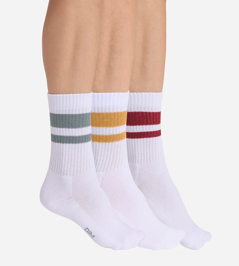 3er-Pack Unisex-Kindersocken aus EcoDIM-Baumwolle