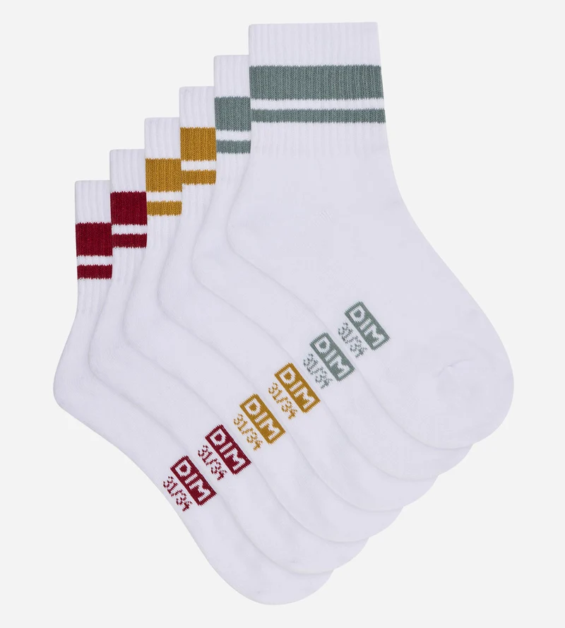 3er-Pack Unisex-Kindersocken aus EcoDIM-Baumwolle