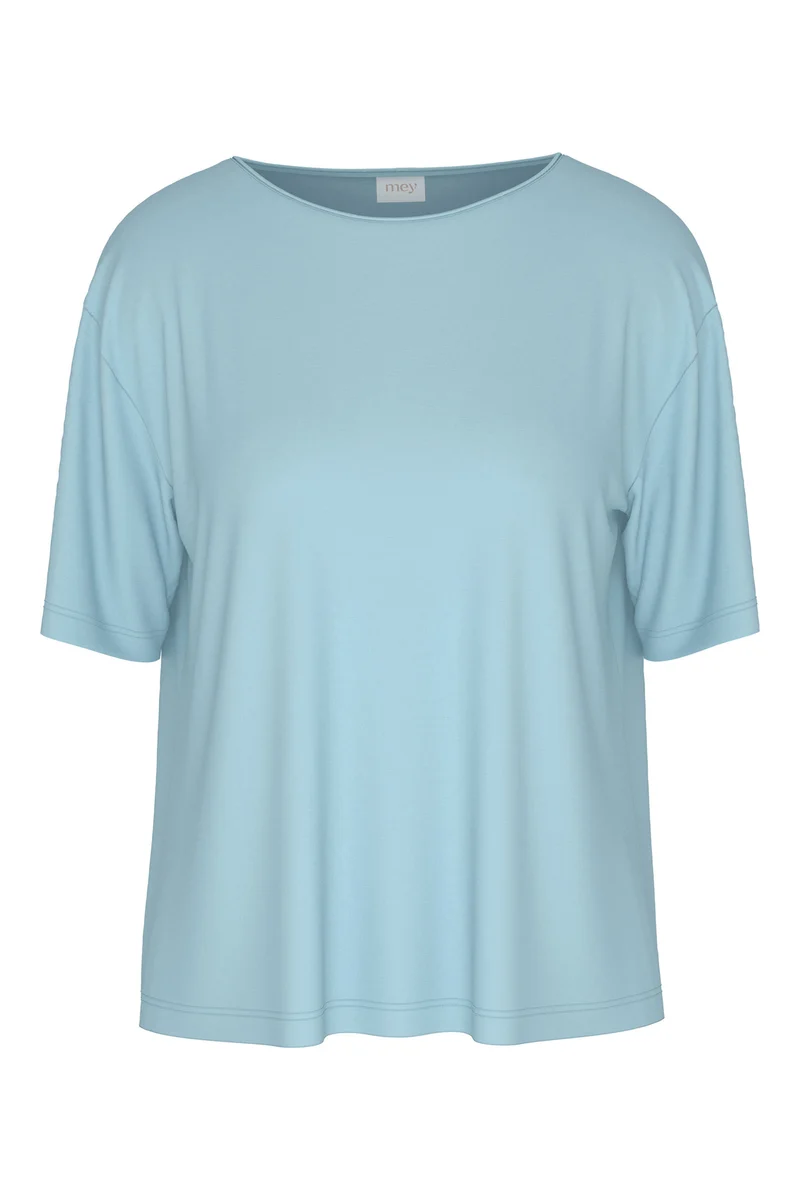 T-Shirt, kurzarm, PURE CHIC, in Sommerfarbe breezy blue