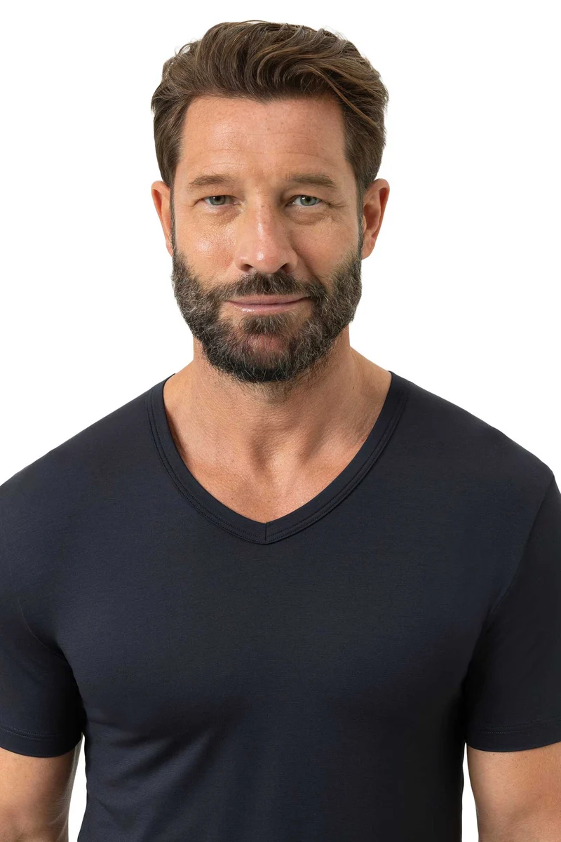 T-Shirt ICONIC MODAL, V-Neck