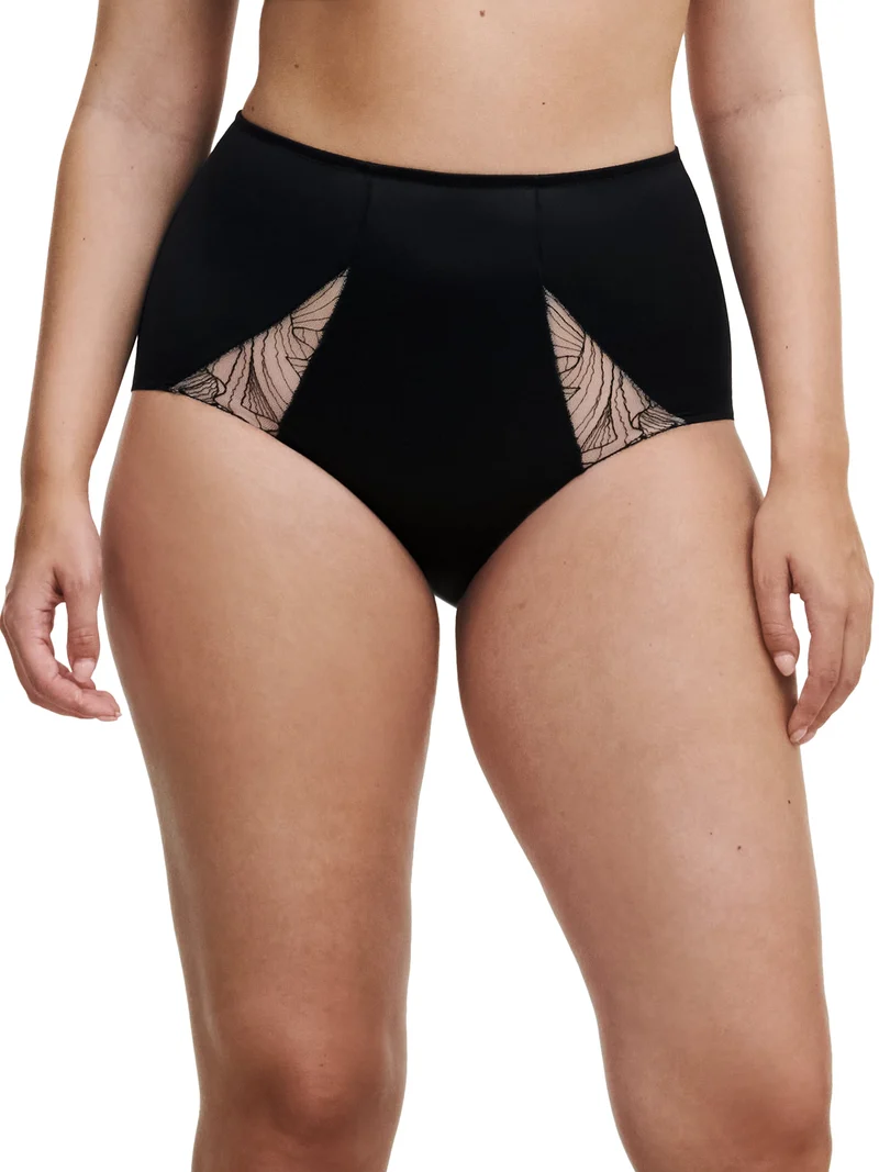 Chantelle - Tattoo Love High-Waist-Brief Schwarz / Goldbeige
