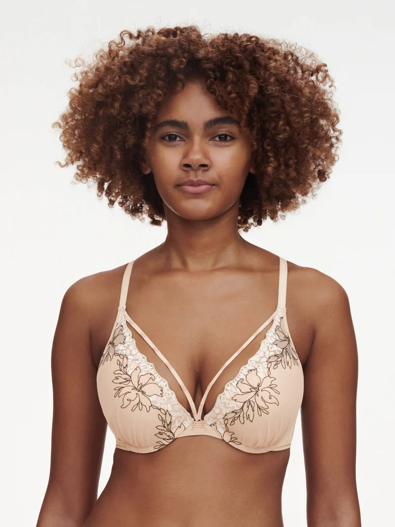 Chantelle - Spice Push-Up-BH, Tonhaut/Schwarz