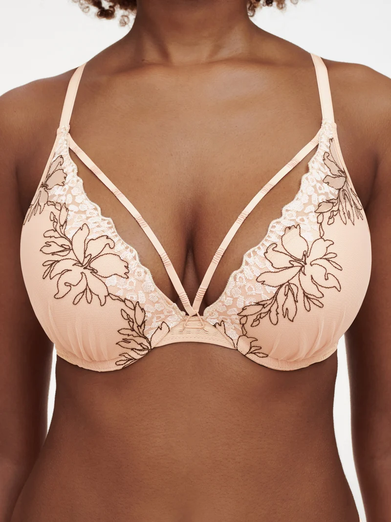 Chantelle - Spice Push-Up-BH, Tonhaut/Schwarz