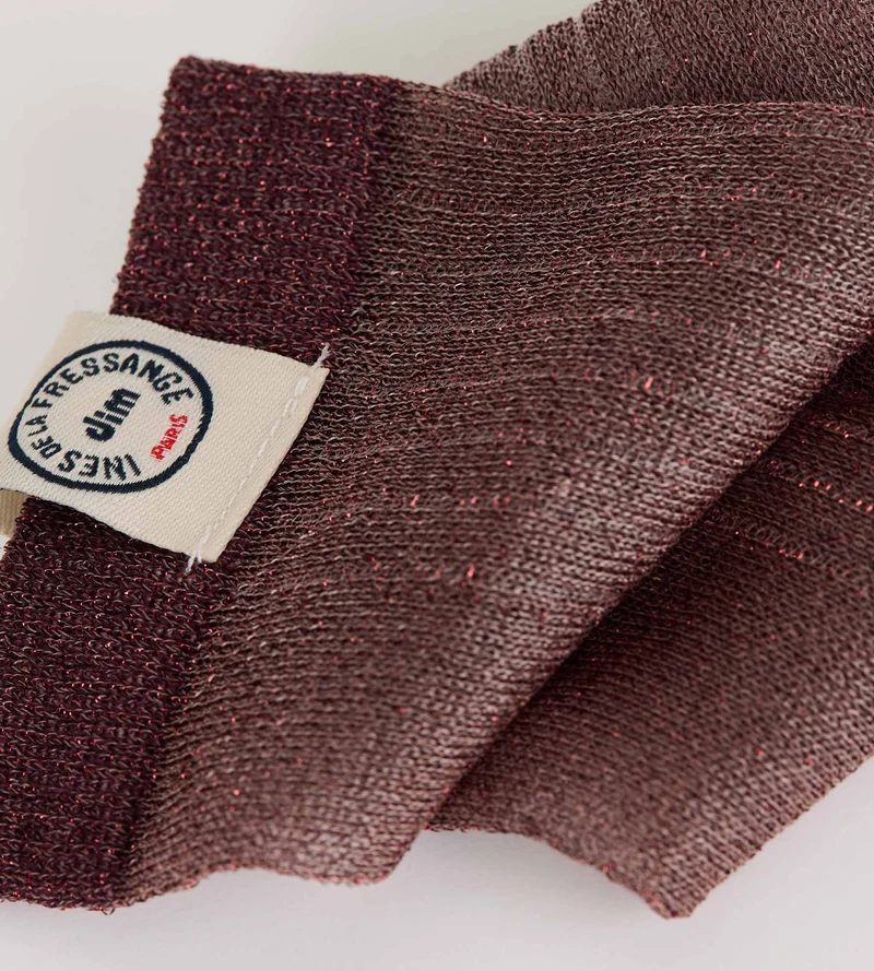 Damen-Socken in edlem Braun von Dim x Ines de la Fressange