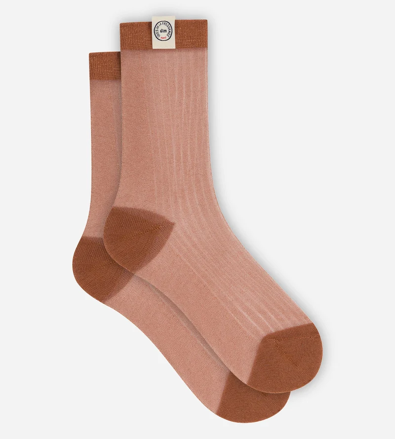 Rote Lack-Socken für Damen von Dim x Ines de la Fressange