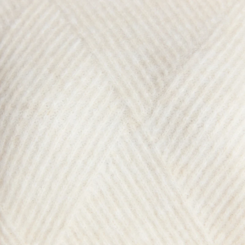 Diamond Knitted Jumper - Cream