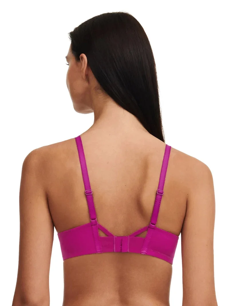 Chantelle - Play Plunge T-Shirt-BH Fuchsie