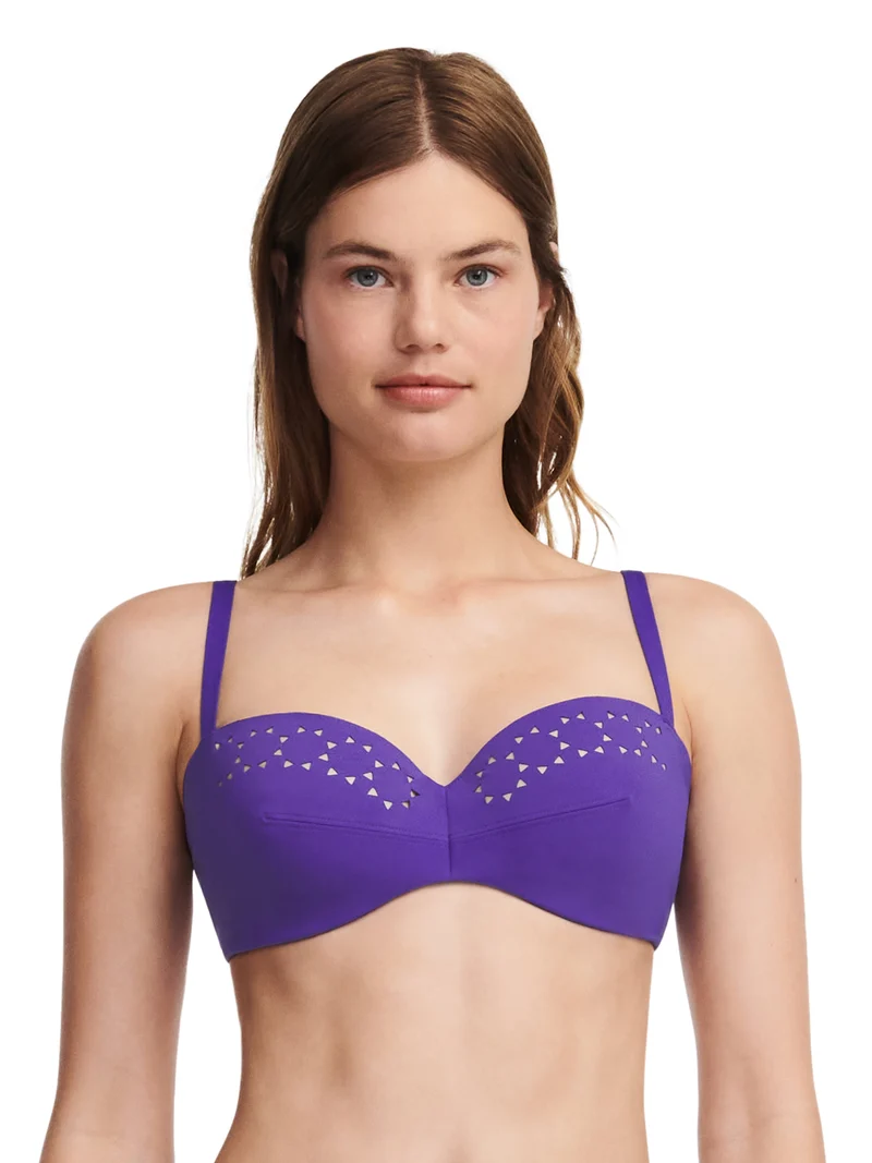 Chantelle Bademode - Pure Solar Halbschalen-BH Ultraviolettblau