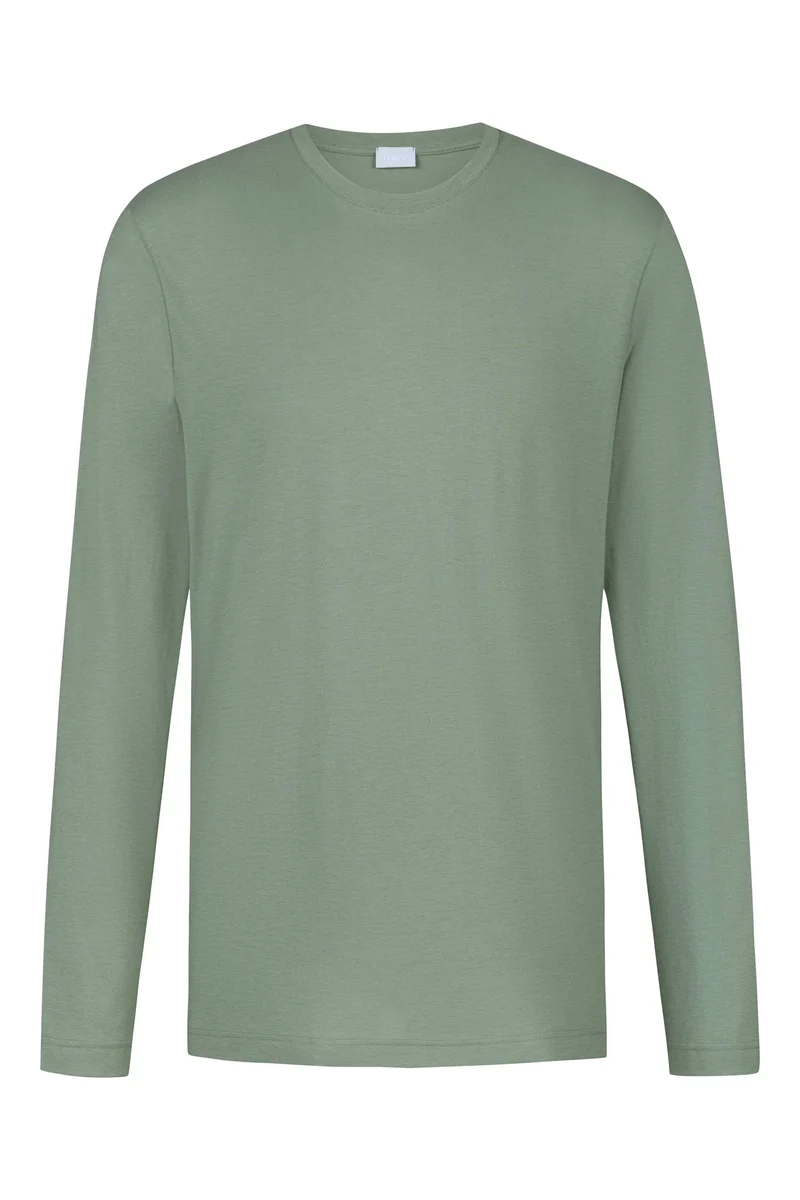 Langarm-Shirt NEO, Rundhals, in Sommerfarbe eden green