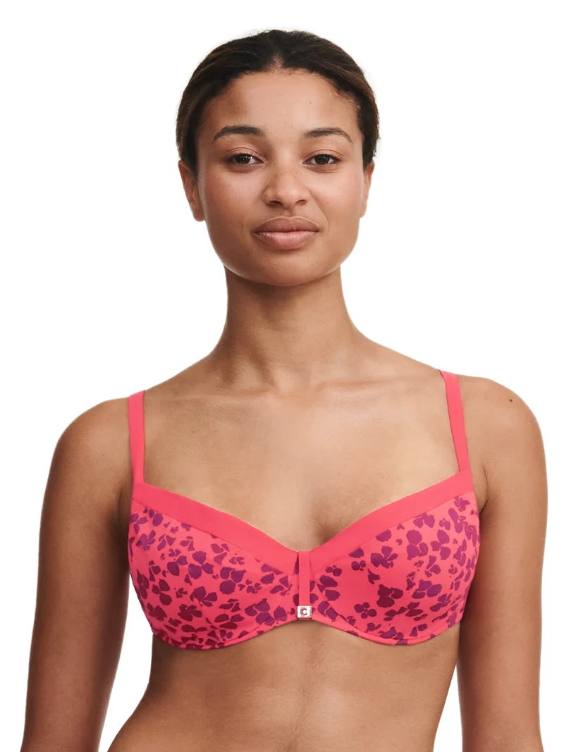Chantelle Bademode – Blumen bedeckender Bügel-BH (verstellbar) Hibiskus