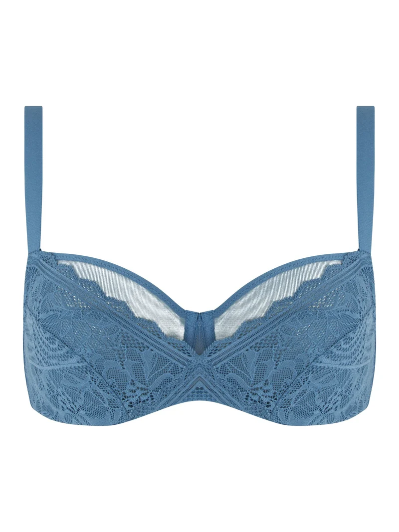 Chantelle Easyfeel – Floral Touch Bügel-BH Jeansblau