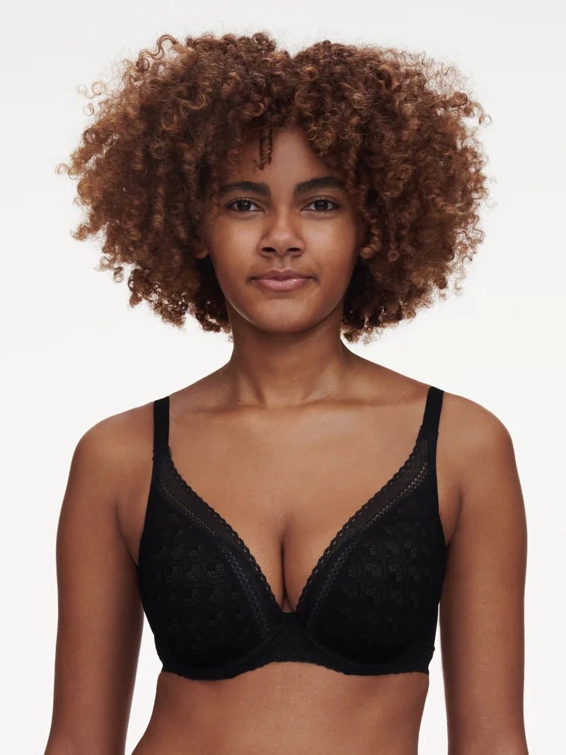 Chantelle - Ace Plunge T-Shirt-BH Schwarz