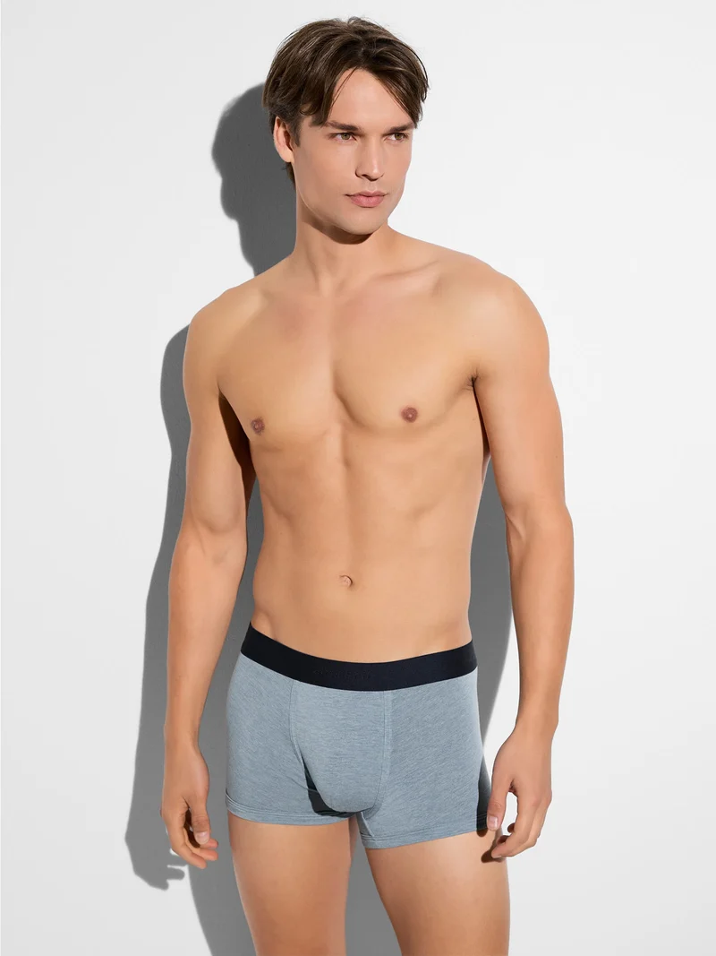 Boxer Pant COZY COMFORT, in Sommerfarbe azur mélange, Grösse L