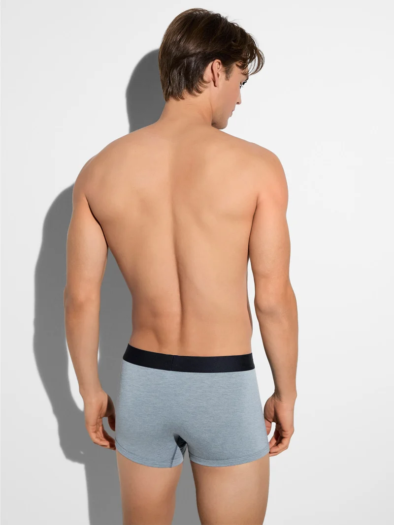 Boxer Pant COZY COMFORT, in Sommerfarbe azur mélange, Grösse L