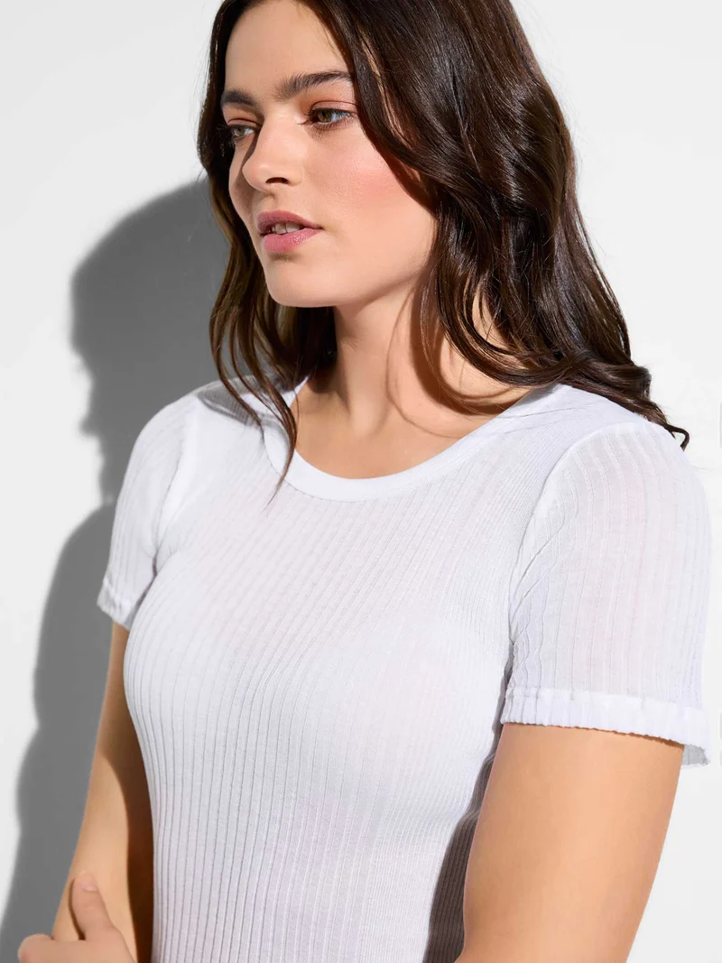 T-Shirt, Rundhals, RICHELIEU, im neuen Sommer-Style, Grösse M