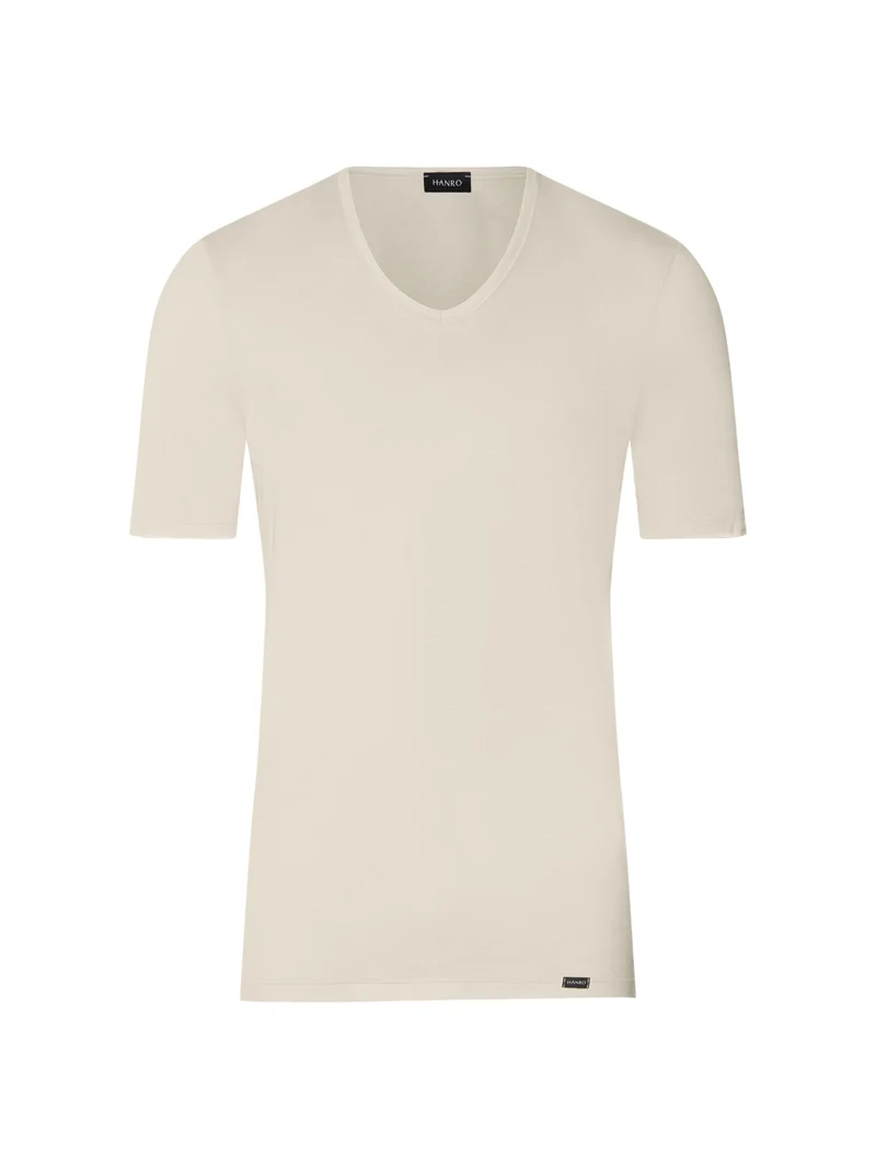 T-Shirt (1/2-Arm, V-Neck) ULTRALIGHT, in Sommer-Farbe moon