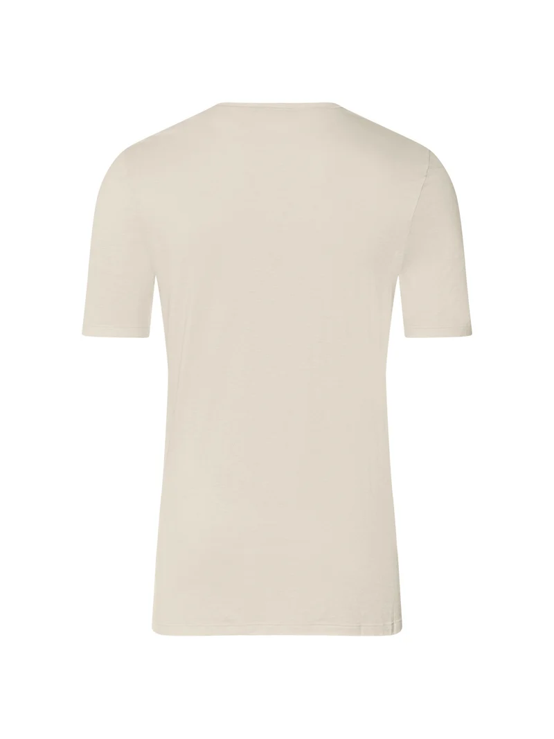 T-Shirt (1/2-Arm, V-Neck) ULTRALIGHT, in Sommer-Farbe moon