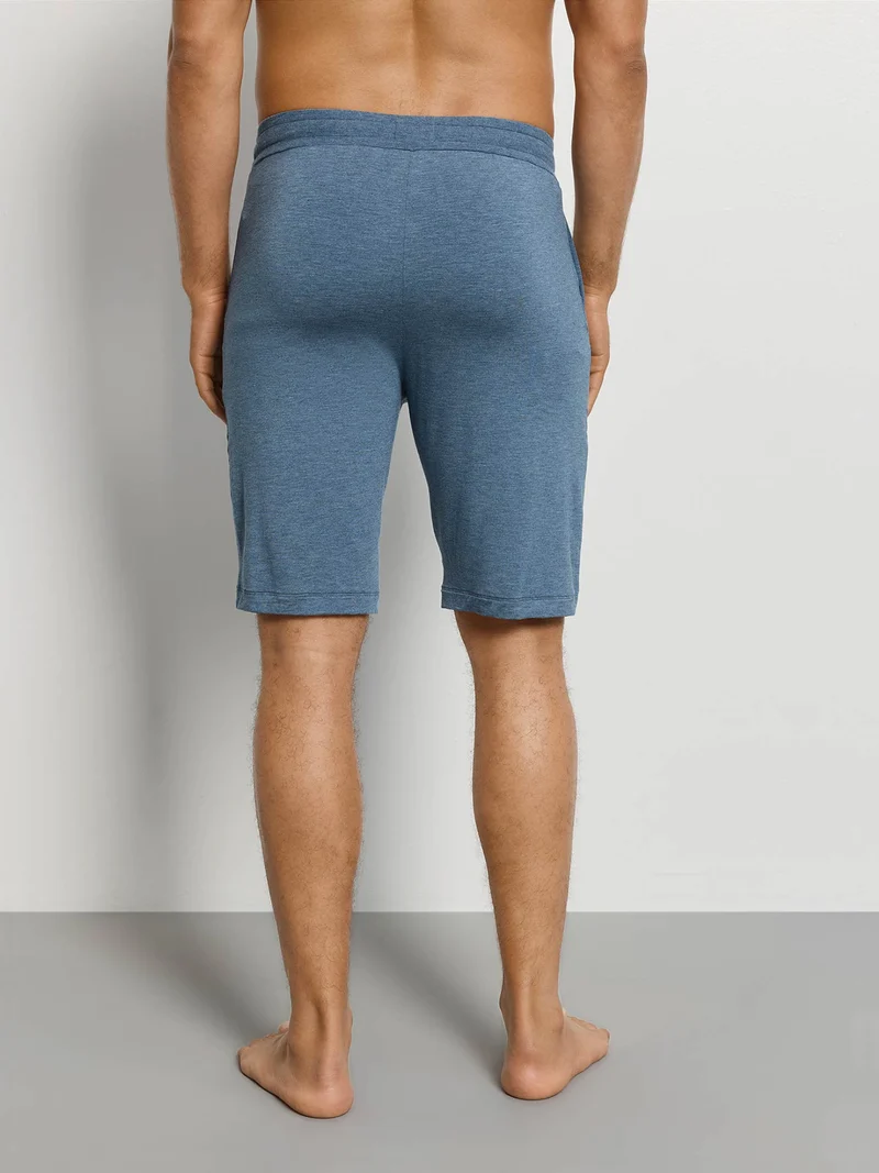 Short Pants CASUALS, in Sommerfarbe retro blue melange