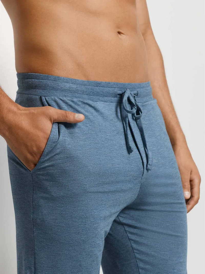 Short Pants CASUALS, in Sommerfarbe retro blue melange