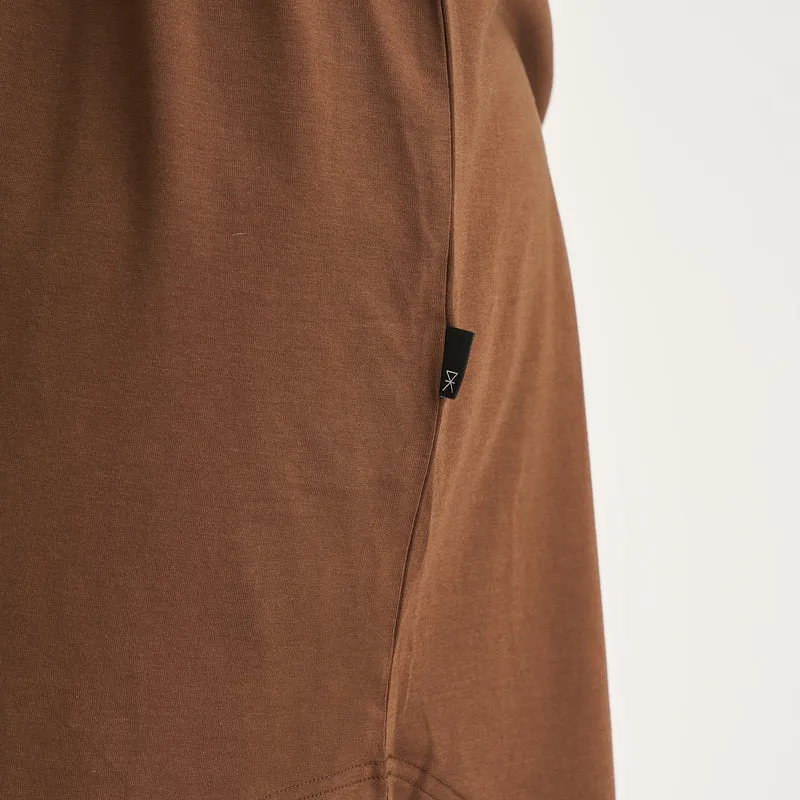 Braunes Bambus Big Shirt