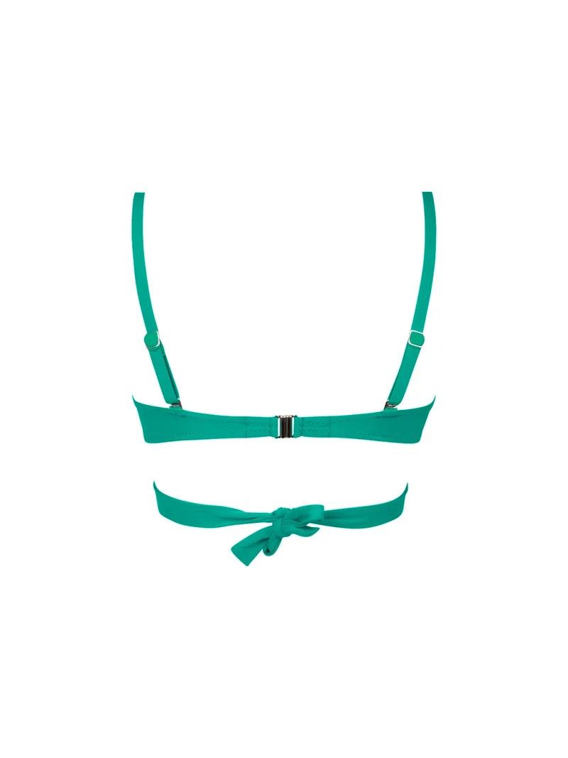 Antigel-Bademode von Lise Charmel - La Chiquissima Triangel-Bikini aus weichem Schaumstoff mit Bändern Mer Emeraude