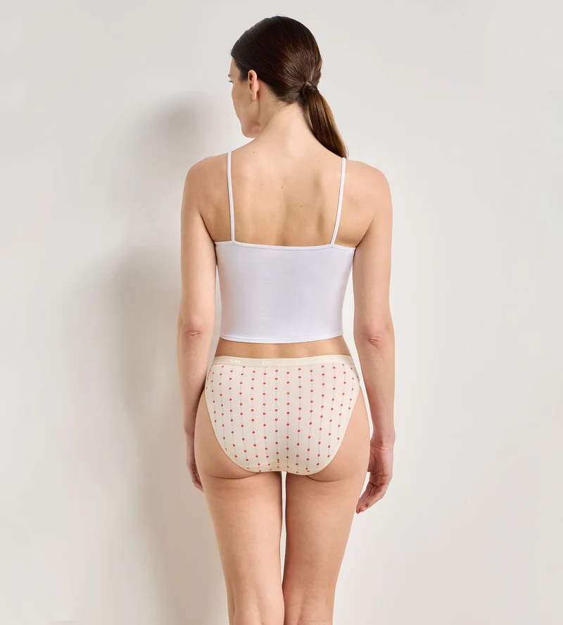 3er-Pack „Fleurs Douces“ Slips von Les Pockets Coton