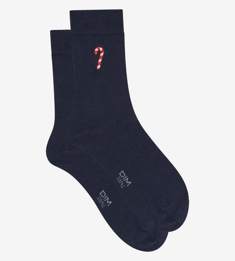 Herren-Socken Navy Blue Candy Fancy-Baumwolle